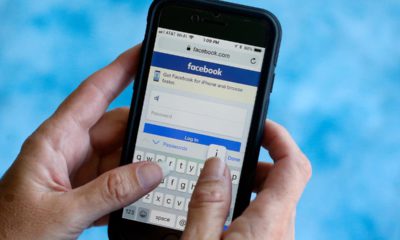 Photo of the Facebook app on an iPhone