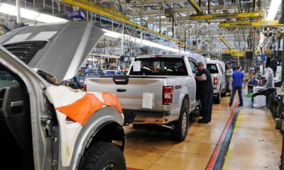 Photo of auto workers in Dearborn, Mich.