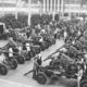 Photo of Bofors guns lined up in 1944