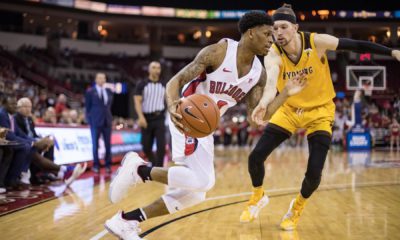 Photo of Fresno State guard New Williams against Wyoming