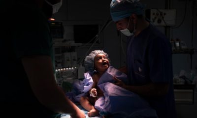 Photo of Yazan bring prepared for heart surgery at the Tajoura National Heart Center in Tripoli, Libya