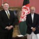 Photo of U.S. Secretary of State Mike Pompeo, left, with Afghan President Ashraf Ghani