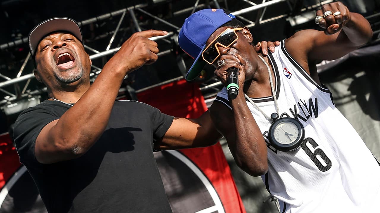 Photo of Chuck D and Flavor Flav