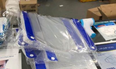 Photo of supplies being hoarded in a New York warehouse