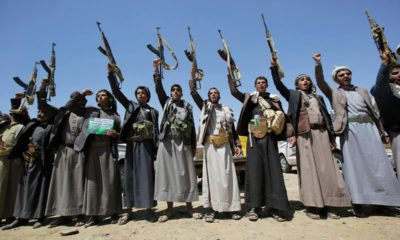 Photo of Houthi tribesmen