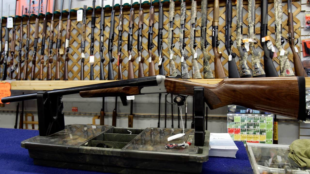 Photo of rifles in Canada