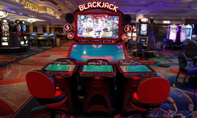 Photo of a blackjack game