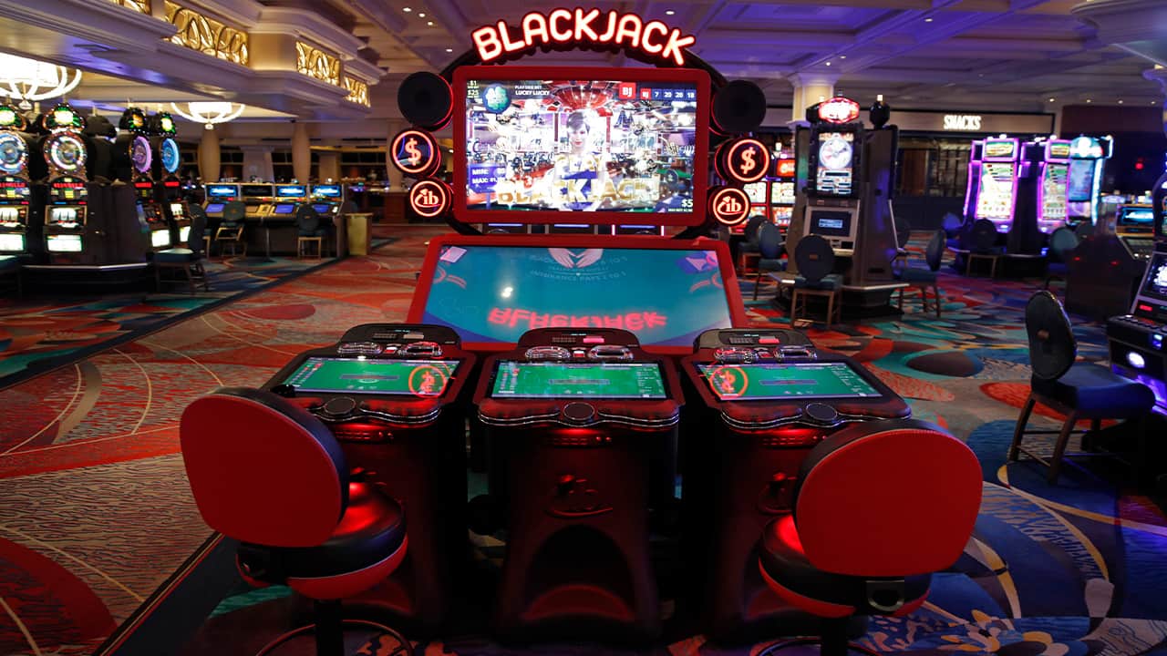 Photo of a blackjack game