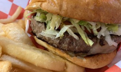 Photo of a hamburger and fries from Colorado Grill in Fresno, California