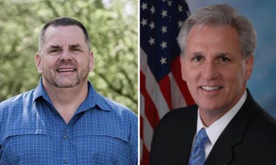 side by side images of Ted Howze and Kevin McCarthy