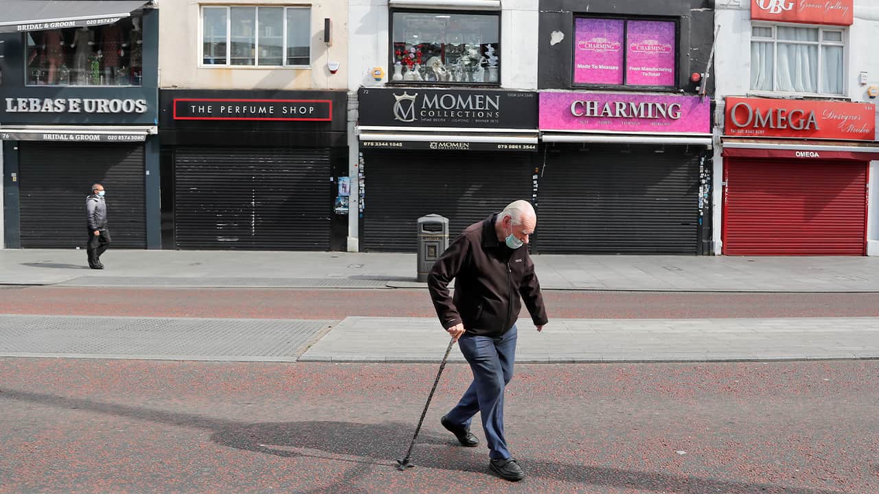 Photo of pedestrians in London