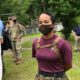 Photo of a Marine wearing a face mask