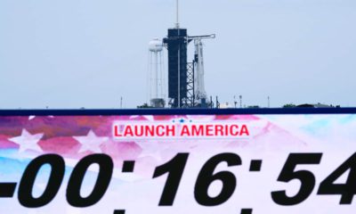 Photo of the SpaceX Falcon 9 at the Pad 39-A at the Kennedy Space Center in Cape Canaveral