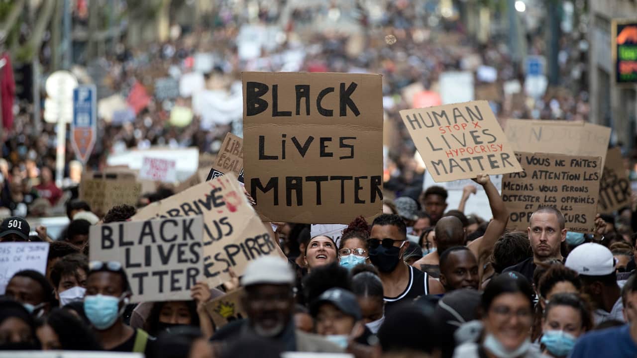 Photo of protests in France