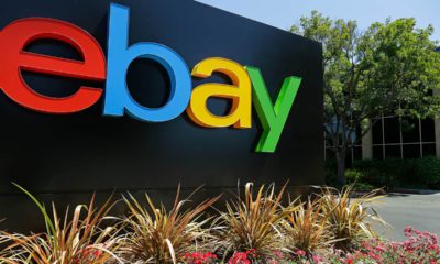 Photo of an eBay sign