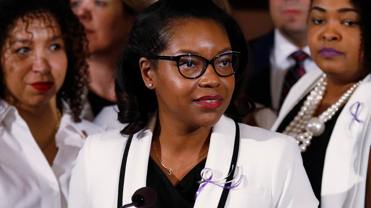 Photo of Ohio House minority leader Emilia Sykes