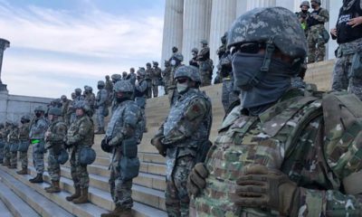 Image of MPs on the steps of the Lincoln Memorial