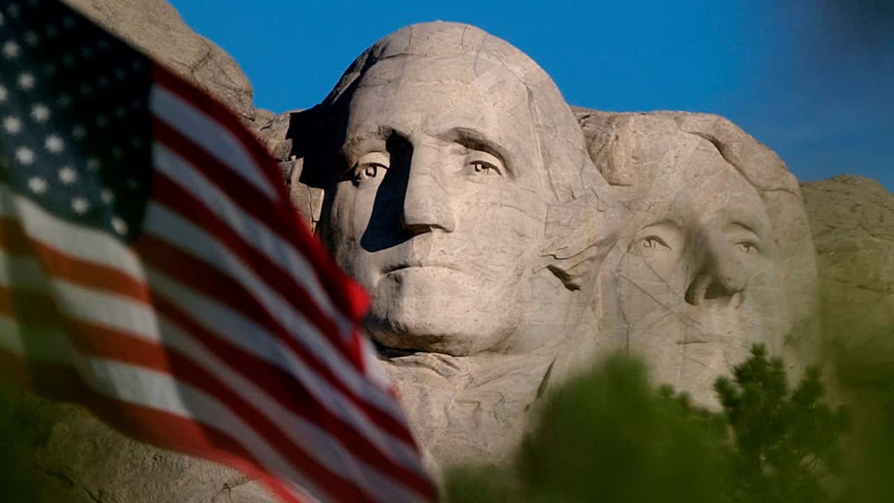 Photo of Mt. Rushmore National Memorial near Keystone, S.D.