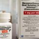 Photo of a bottle and box for dexamethasone