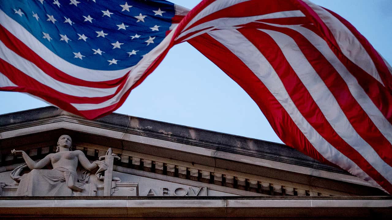 Photo of an American flag