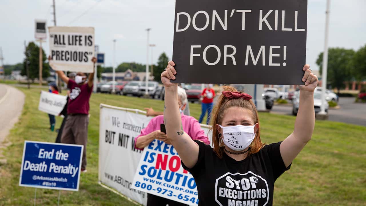 Photo of protesters