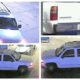 A four-panel collage of 2002 Chevrolet Suburban belonging to homicide victim Tina Woods, 39, of Fresno, California