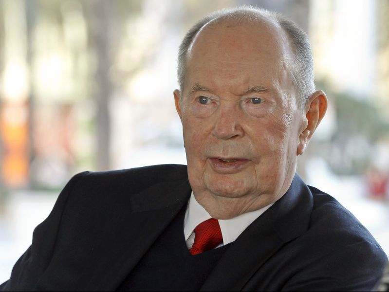Environmental portrait of the late Jerry Perenchio