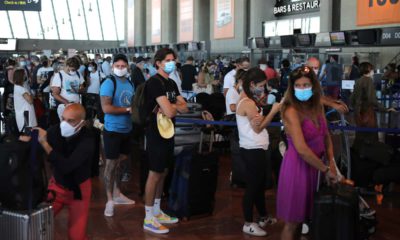 Photo of people at the airport