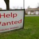 Photo of a help wanted sign
