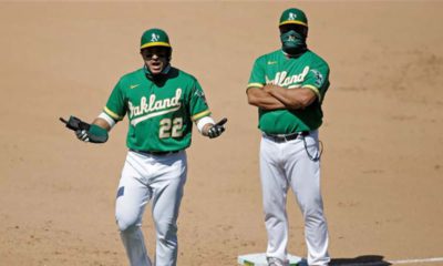 Photo of Oaklands outfielder Ramon Laureano