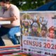 Photo of a census sign
