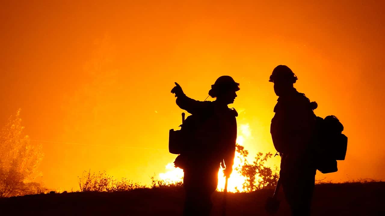 Photo of the Creek Fire