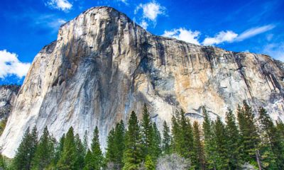 Photo of El Capitan, as seen from the floor of Yosemite Valley